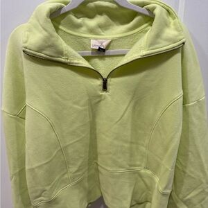 Old Navy Light Green Zip Pullover